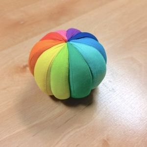 Lovevery Rainbow Organic Cotton Ball Baby Toy